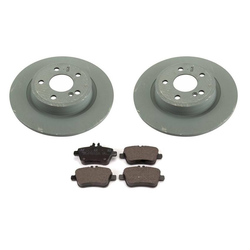 Mercedes Disc Brake Pad and Rotor Kit - Rear (295mm) 246423011207